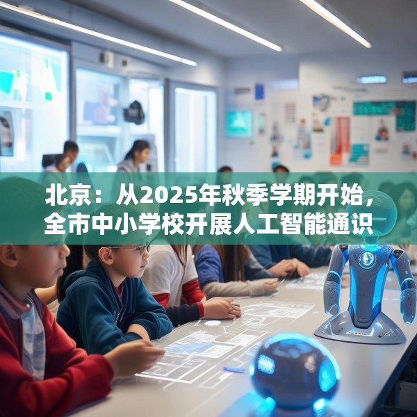 北京：从2025年秋季学期开始，全市中小学校开展人工智能通识教育