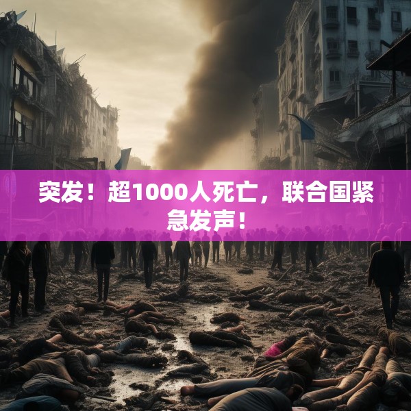 突发！超1000人死亡，联合国紧急发声！