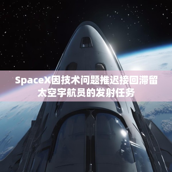 SpaceX因技术问题推迟接回滞留太空宇航员的发射任务