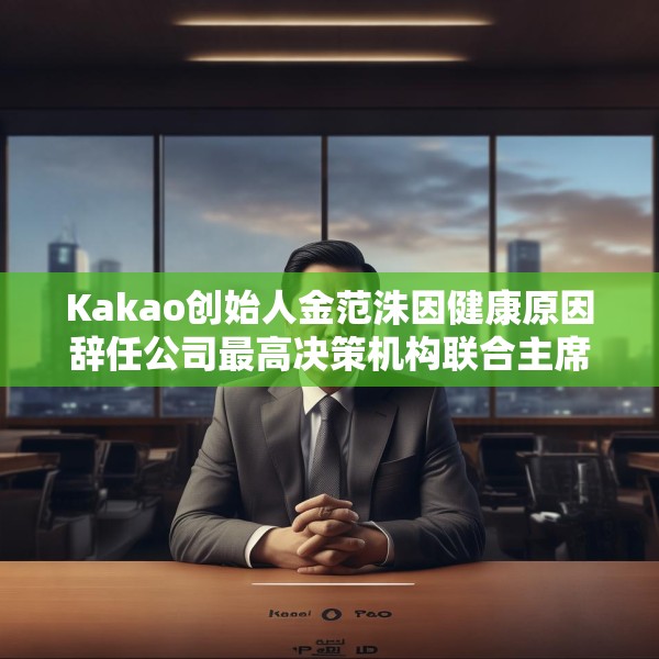 Kakao创始人金范洙因健康原因辞任公司最高决策机构联合主席