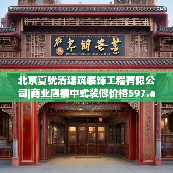 北京夏犹清建筑装饰工程有限公司|商业店铺中式装修价格597.a473b474c477fgy.484uyk